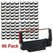 myCartridge ERC-30 ERC 30 34 38 B/R Compatible Ribbon Cartridge for use in ERC38 NK506 Black Red , 96-Pack