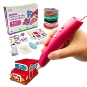 myFirst 3D Pen Make Creator 4-in-1 Low-Heat PCL 3D Printing Pen Kit, Red