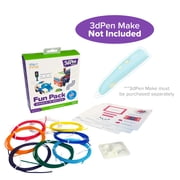 myFirst 3dPen Make Filaments Fun Pack-Wheels in Motion, Kid-Safe Low-Temp PCL Material, Themed Kits for Creative Play