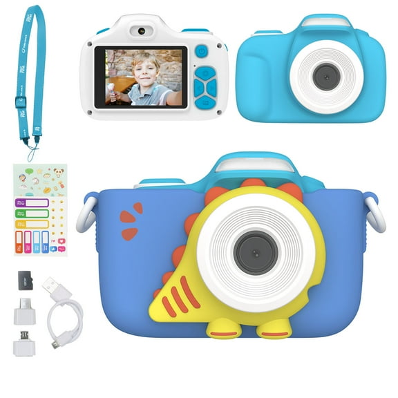 myFirst Camera 3 - New Kids Mini Camera, 16MP HD Video, Selfie Lens, Shockproof Case, microSD Compatible - Blue