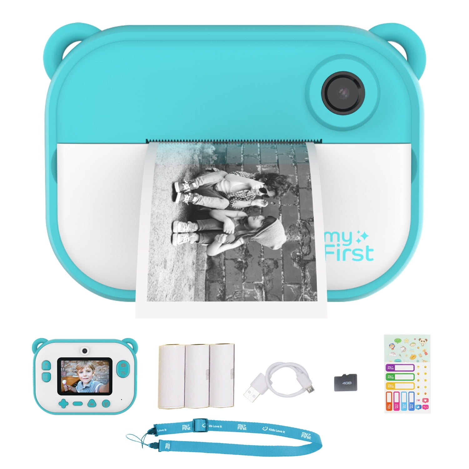 myFirst Camera Insta 2 Kids Instant Print Camera, 12MP Photos
