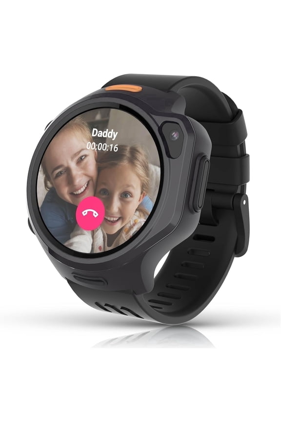 Fone R2 (Acai Purple) Kids Smartwatch Phone: GPS Safety, Video Call, SOS, eSIM, Care Call (Ages 5-12, North America)