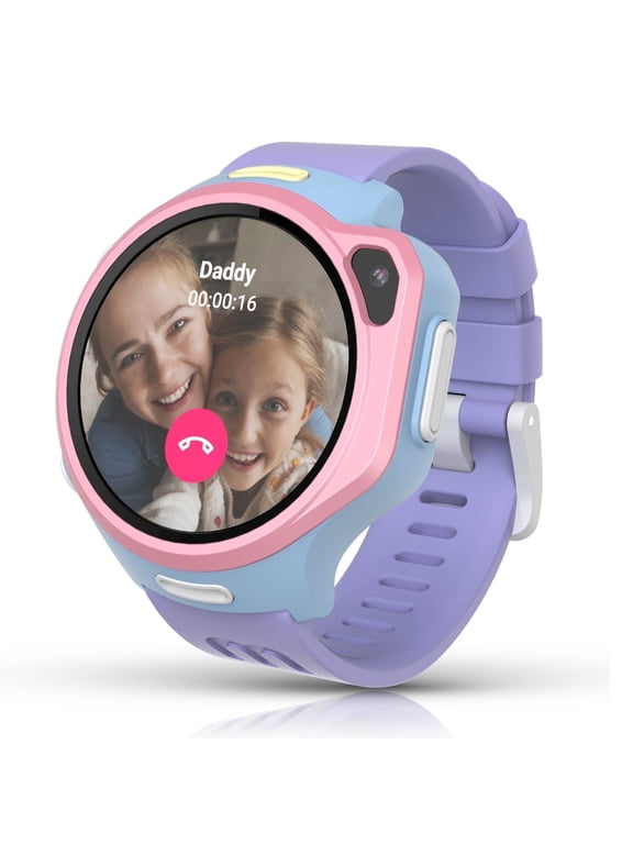 Fone R2 (Cotton Candy) - Kids Smartwatch Phone: GPS Safety, Video Call, SOS, eSIM, Care Call (Ages 5-12, North America)