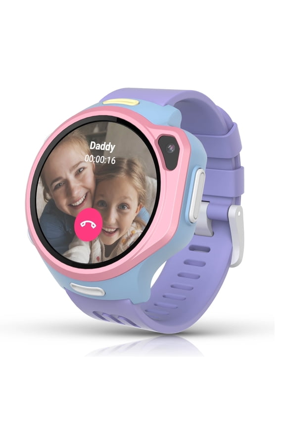 Fone R2 (Cotton Candy) - Kids Smartwatch Phone: GPS Safety, Video Call, SOS, eSIM, Care Call (Ages 5-12, North America)