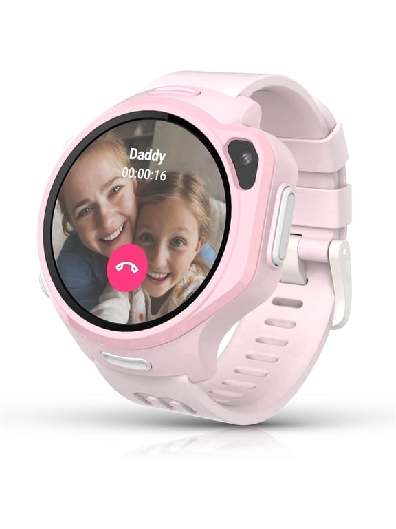 Fone R2 (Macaron Pink) - Kids Smartwatch Phone: GPS Safety, Video Call, SOS, eSIM, Care Call (Ages 5-12, North America)
