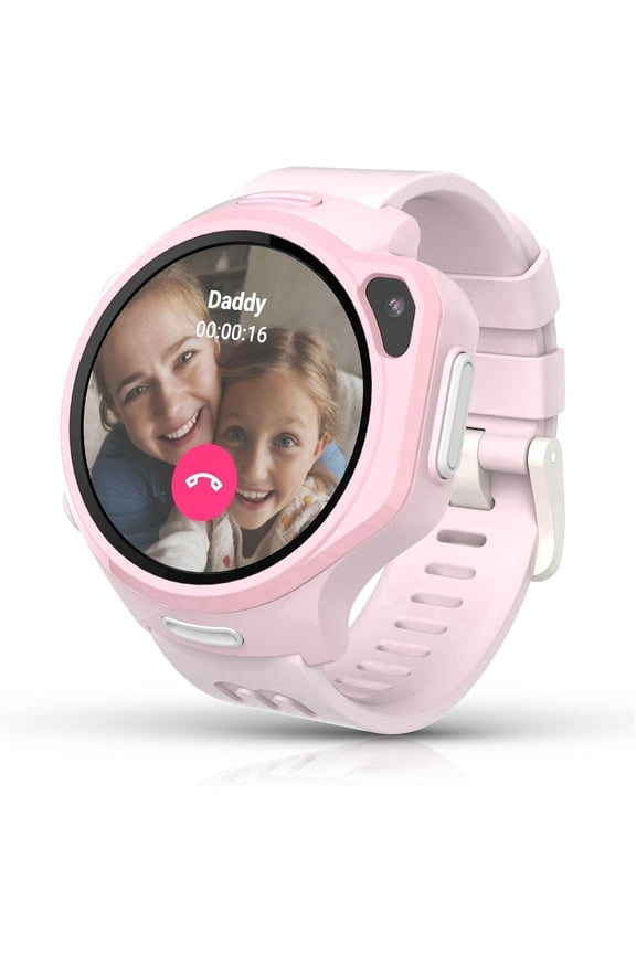Fone R2 (Macaron Pink) - Kids Smartwatch Phone: GPS Safety, Video Call, SOS, eSIM, Care Call (Ages 5-12, North America)