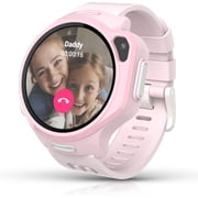 myFirst Fone R2 Macaron Pink - Kids Smartwatch Phone GPS Safety, Video Call, SOS, eSIM, Care Call Ages 5-12, North America