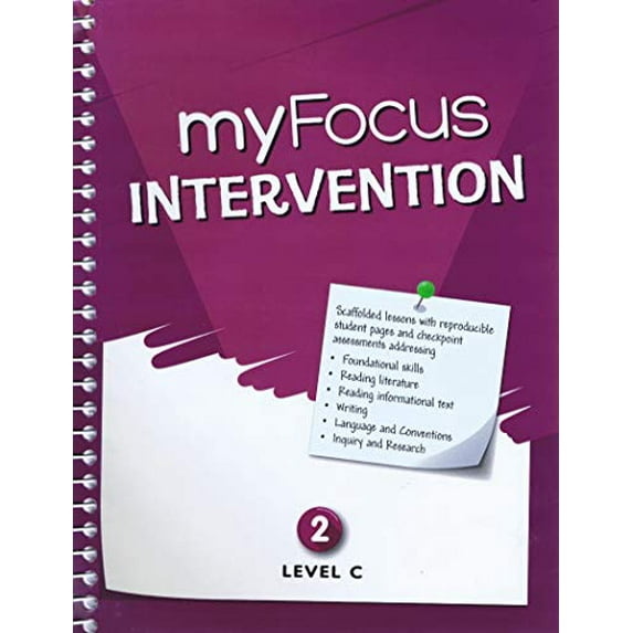 Pre-Owned myFocus Intervention Teacher's Guide Level C Paperback