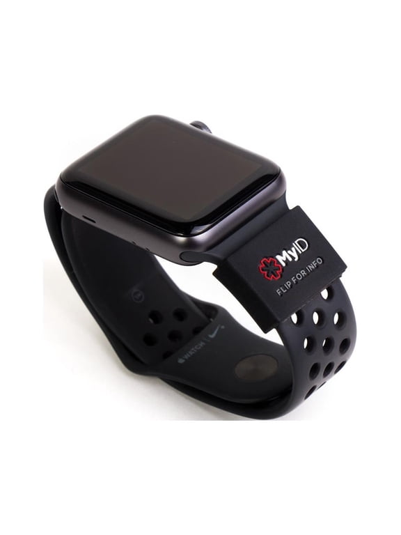 myID Medical ID Sleeve that Fits Apple Watch, Fitbit, Samsung Gear, Garmin and More
