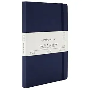myPAPERCLIP Limited Edition Notebook, Soft Cover, A5 (5.83" x 8.27"), Plain, Imperial