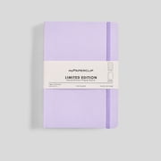 myPAPERCLIP Limited Edition Notebook, Soft Cover, A5 5.83" x 8.27", Ruled, Lilac