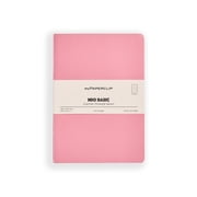 myPAPERCLIP NeoBasic Notebook, Soft Cover, A5 5.83" x 8.27", Plain, Pink