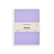 myPAPERCLIP NeoBasic Notebook, Soft Cover, A5 5.83" x 8.27", Ruled, Purple