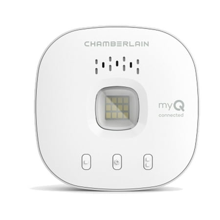 CHAMBERLAIN Smart Garage Control - Wireless Garage Hub and Sensor with Wifi & Bluetooth - Smartphone Controlled, myQ-G0401-ES, White