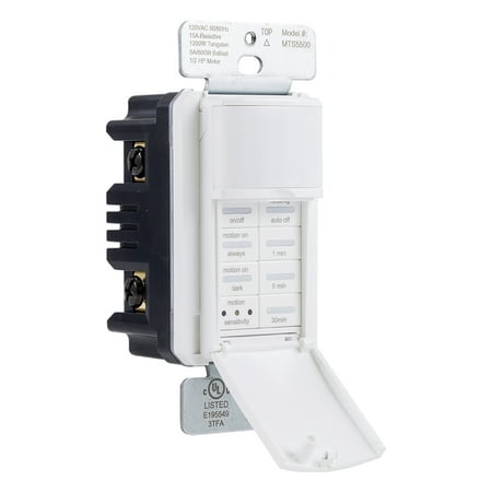 myTouchSmart In-Wall Motion-Activated Timer, Slim Design, Occupancy/Vacant Modes, White, 41381-T1 , 41381-T1
