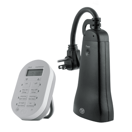 myTouchSmart Wireless Programmable Timer with Remote, 2-Outlet, 35167