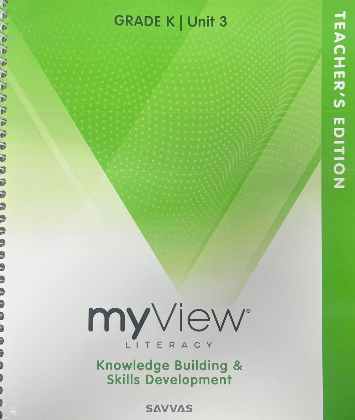 myView Literacy Grade K Unit 3 Teacher's Edition, 2023, 9781428552197 - New