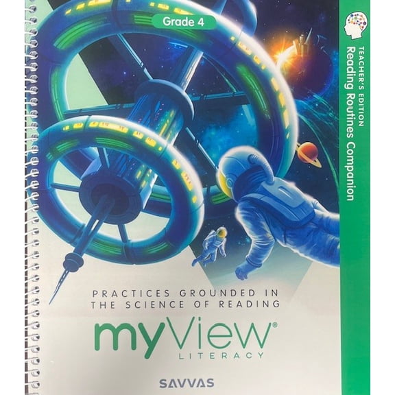 myView Literacy: Reading Routines Companion, Grade 4 Teacher's Edition, c. 2024, 9781428553729 142855372X