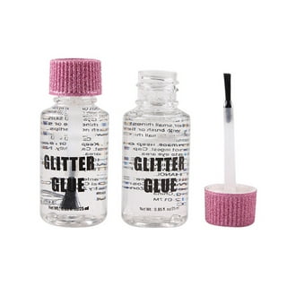 Lingouzi 8 Ml Skin Glue For Glitter Tattoos Glitter Glue Brush Bottle,  Water Soluble Glitter Adhesive, Ideal For , Carnival, Theme Party 
