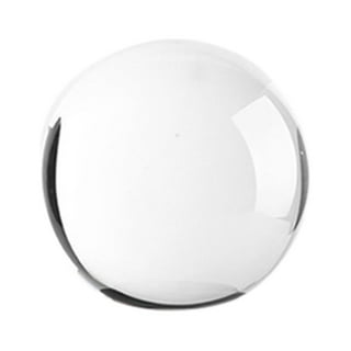 DFGDFG Photography Glass Crystal Ball 80mm 100mm Sphere Photography Photo  Shooting Props Lens Clear Round Artificial Ball Decor Gift (Color : Green