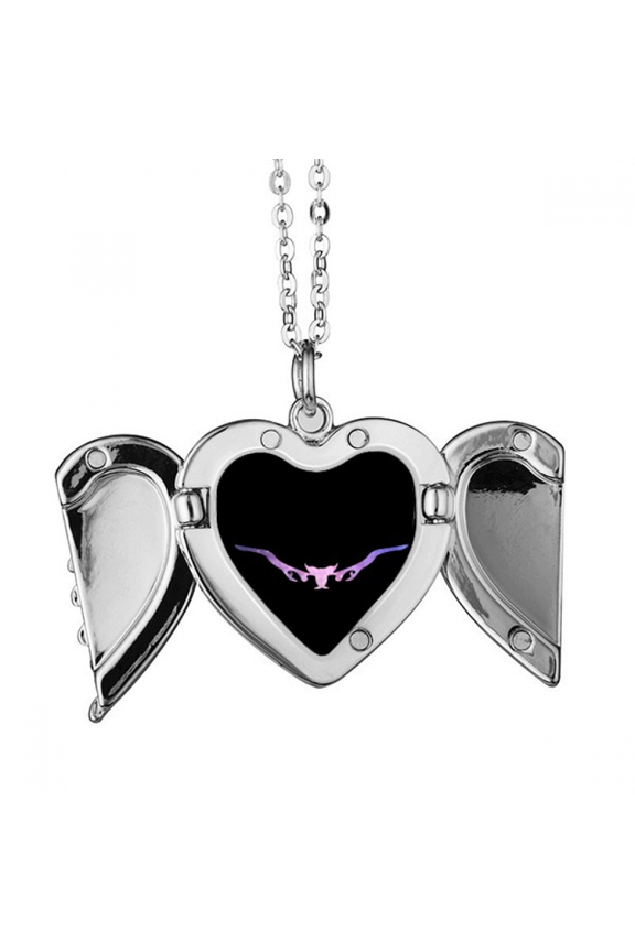 mysterious universe crystal constellation angel wings necklpendant fashion