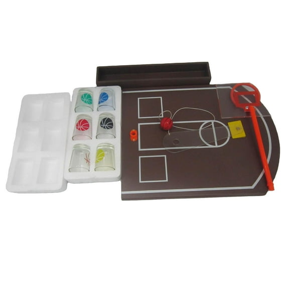Table Basketball Mini Beer Drinking Game Toy For Entertaining Party With 6PCS Glass Adult Drinking Game