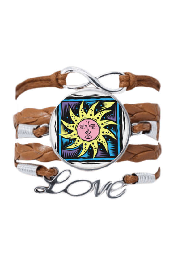 myths lgends mexicon culture element engraving bracelet love chain ornament wristband