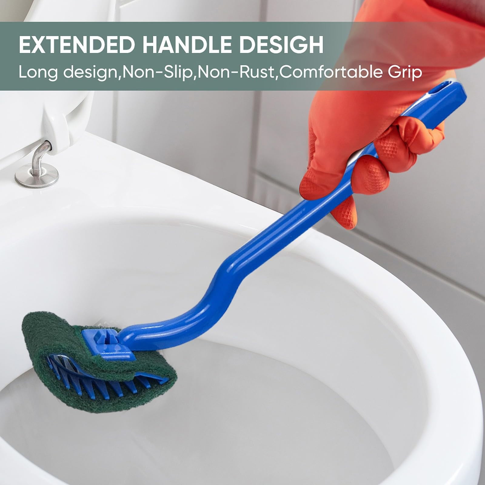myvepuop Cleaning Brush Toilet Brush Plastic Bathroom Cleaning Bowl ...