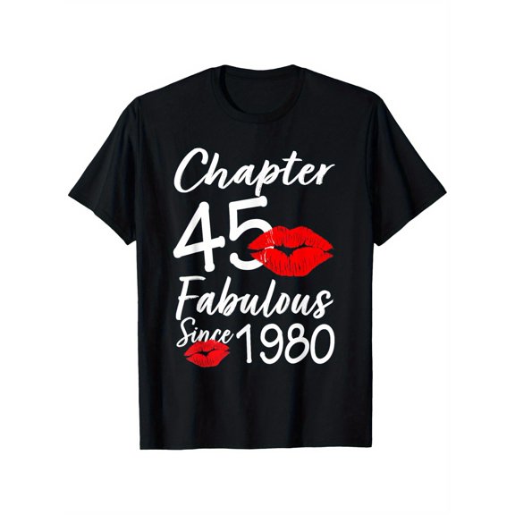 n 180gsm, Regular Fit S-XXXL, Black with Red Lips Print, Comfortable Breathable Summer Casual Tee for Mother's Day & Birthday Celebrations, Casual Summer Tee | Celebratory Tshirt | Soft Texture Shirt