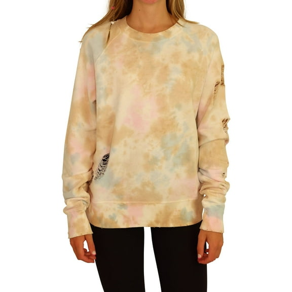 n:philanthropy Womens Blackbird Deconstructed Sweatshirt, Multicoloured, Large