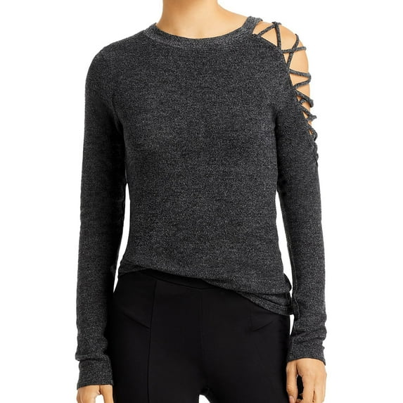 n:philanthropy Womens Avila Pullover Sweater, Grey, Small