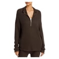 thumbnail image 1 of n:PHILANTHROPY Womens Orly Knit Zipper Pullover Sweater Brown XL, 1 of 2