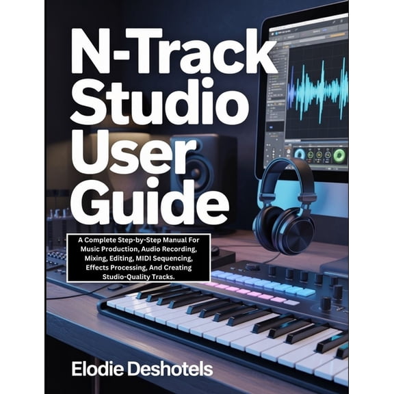 n-Track Studio User Guide: A Complete Step-by-Step Manual For Music Production, Audio Recording, Mixing, Editing, MIDI S, (Paperback)
