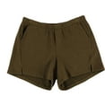 thumbnail image 1 of n:philanthropy Womens Bee Casual Mini Shorts, Brown, Small, 1 of 2