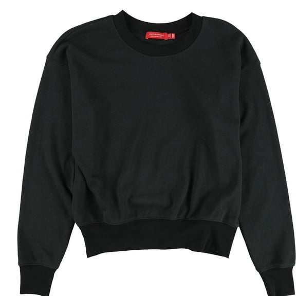 n:philanthropy Womens Belize Solid Sweatshirt, Black, Small