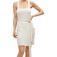 thumbnail image 1 of n:philanthropy Womens Belted Tank Dress, Beige, Small, 1 of 1