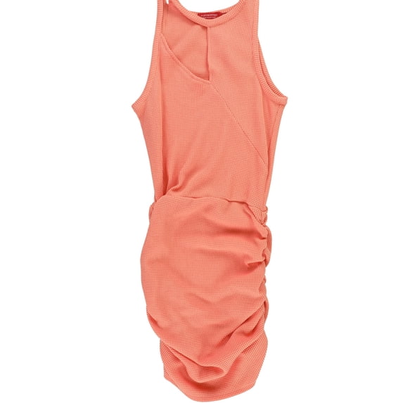 n:philanthropy Womens Charley Tank Mini Jersey Dress, Orange, Small