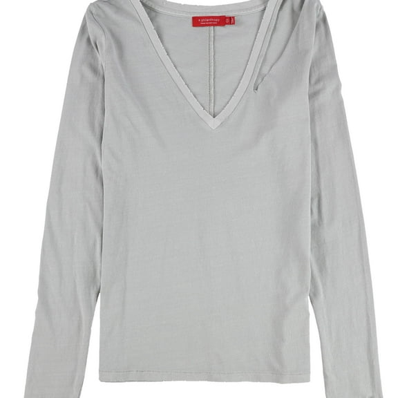 n:philanthropy Womens Gavin Basic T-Shirt, Grey, Small