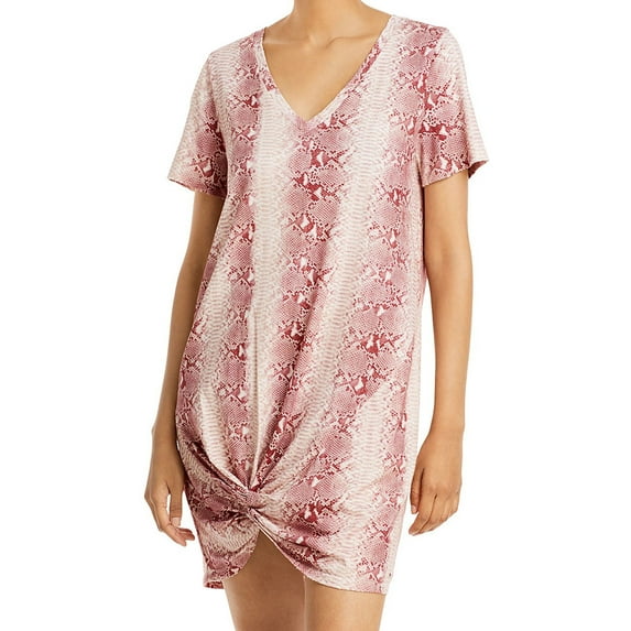 n:philanthropy Womens Leonardo Shirt Dress, Pink, Small