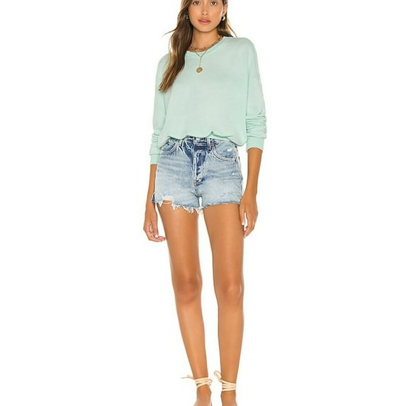 n:philanthropy Womens Moni Sweatshirt, Green, X-Large