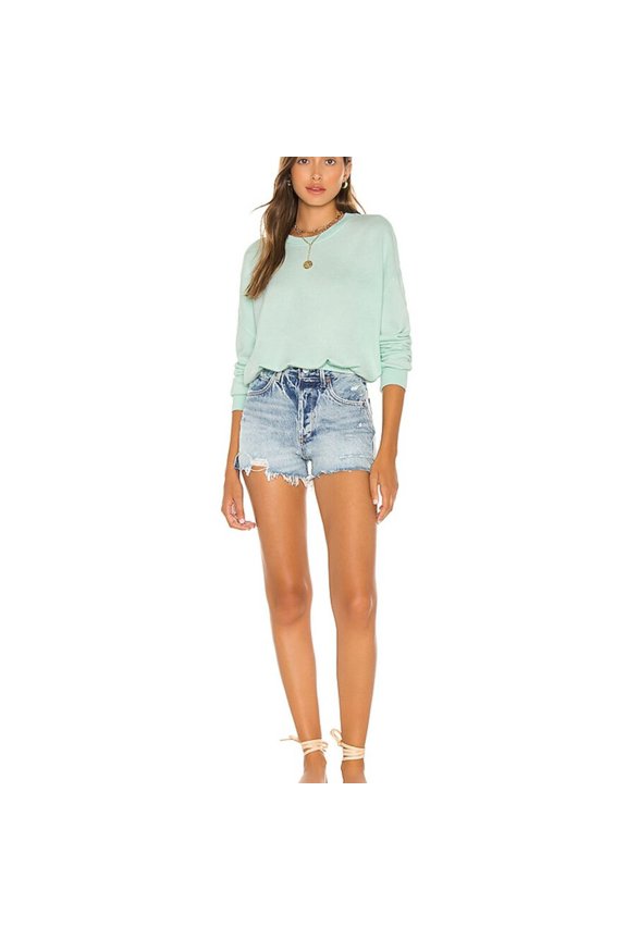 Womens Moni Sweatshirt, Green, X-Large