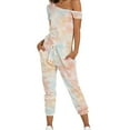 thumbnail image 1 of n:philanthropy Womens Queenie Off-The-Shoulder Jumpsuit, White, Medium, 1 of 1