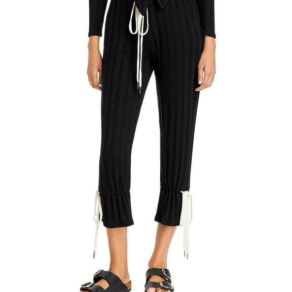 n:philanthropy Womens Rail Relaxed Jogger Casual Pants, Black, X-Small