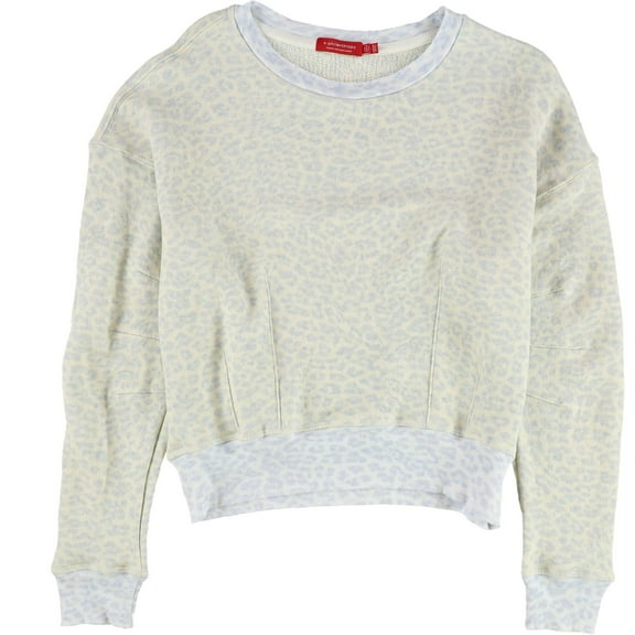 n:philanthropy Womens Sela Leopard Sweatshirt, Beige, Small