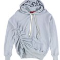 thumbnail image 1 of n:philanthropy Womens Side Cinch Hoodie Sweatshirt, Blue, Small, 1 of 2