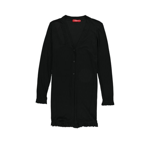 n:philanthropy Womens Sole Cardigan Sweater, Black, Small