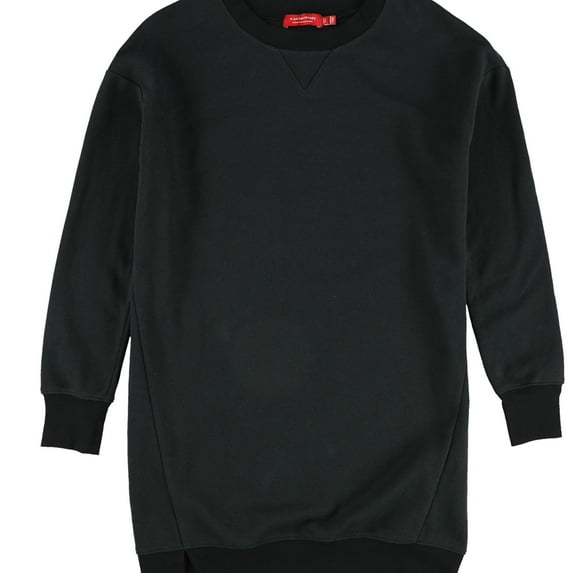 n:philanthropy Womens Sweatshirt Mini Dress, Black, Small