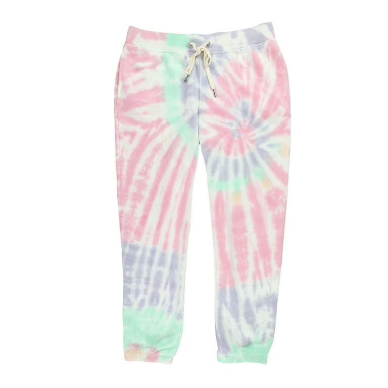 n philanthropy Womens Tie Dye Athletic Jogger Pants Multicoloured