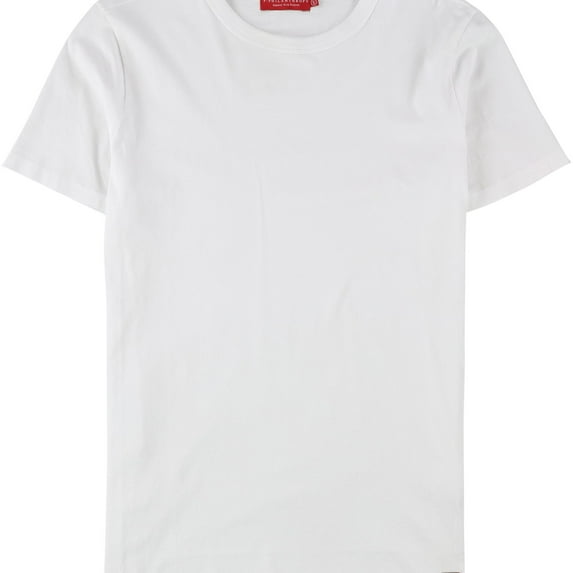 n:philanthropy Womens Warren Crew Neck Basic T-Shirt, White, Small