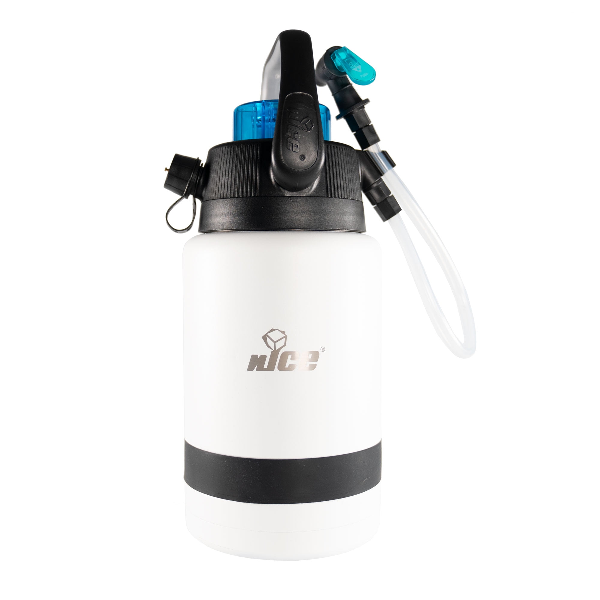 nICE Coolers Pump2Pour 1 Gallon Insulated Jug with Hose and Spout